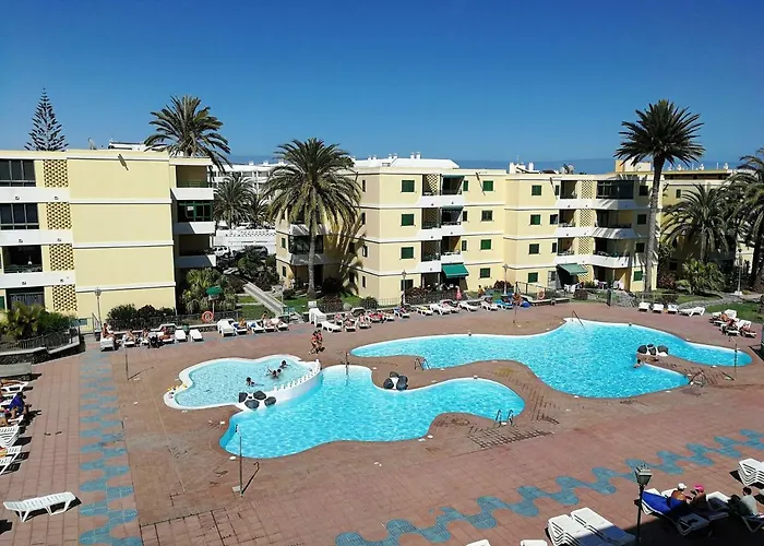 아파트 Huella Canaria Complejo Olas 플라야 델 잉글스